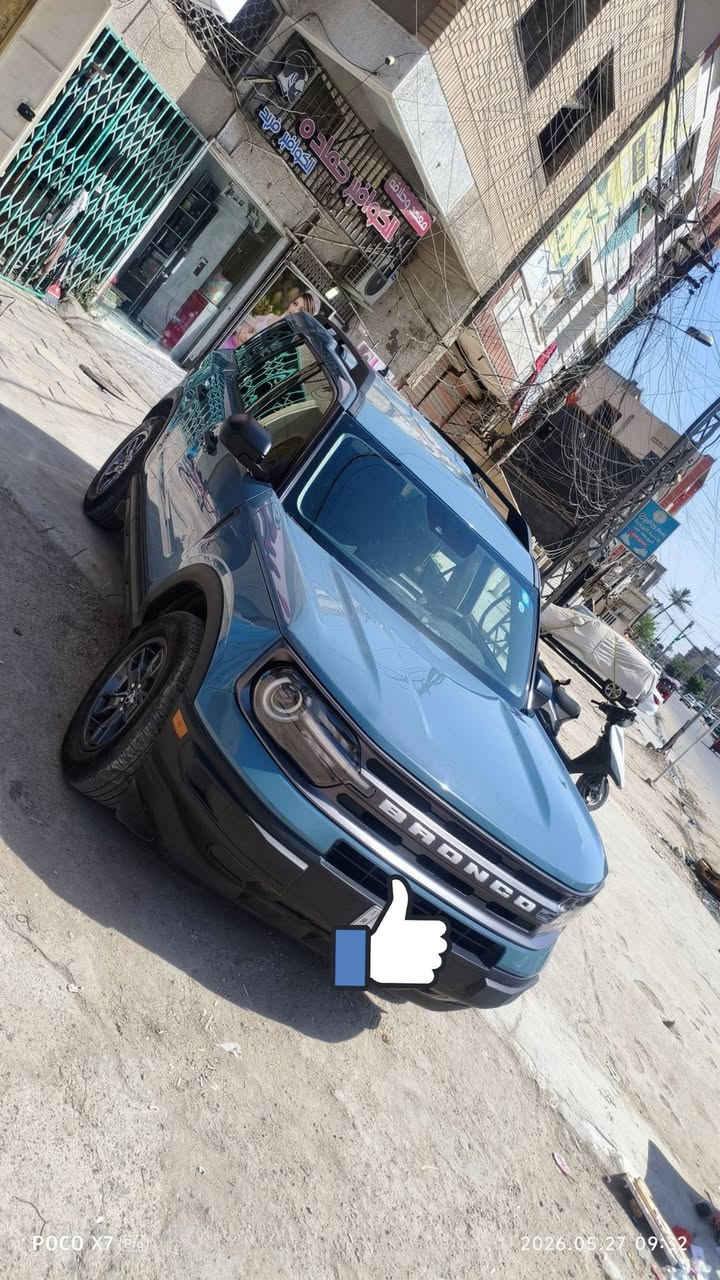 Ford  bronco sport 2023
1.500 3CYLINDER 
رقم بغداد الدولي الجديد هزة جديدة السيارة جديدة ماشية 20 الف ميل 
مكانها بغداد  170$ وبيهة مجال بيع او مراوس 
السيارة بجم وصندوك كبس بيهة قطعة 1 تبديل قطعة صبغ 
كرسي كهرباء
كراسي تدفئة 
شاشة ابل كار بلي 
رادارات ونقاط عمياء وتحديد مسار 
لون مميز china blue 
دهن وباتري ضمان سنة وصيانة مسويلهة وكالة السيارة حرفيا 
***********
