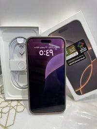 ايفون ١٦ برو ماكس للبيع فقط ذاكره ٢٥٦ بطاريه ١٠٠ مشحون١٤١ الجهاز كلش ج...