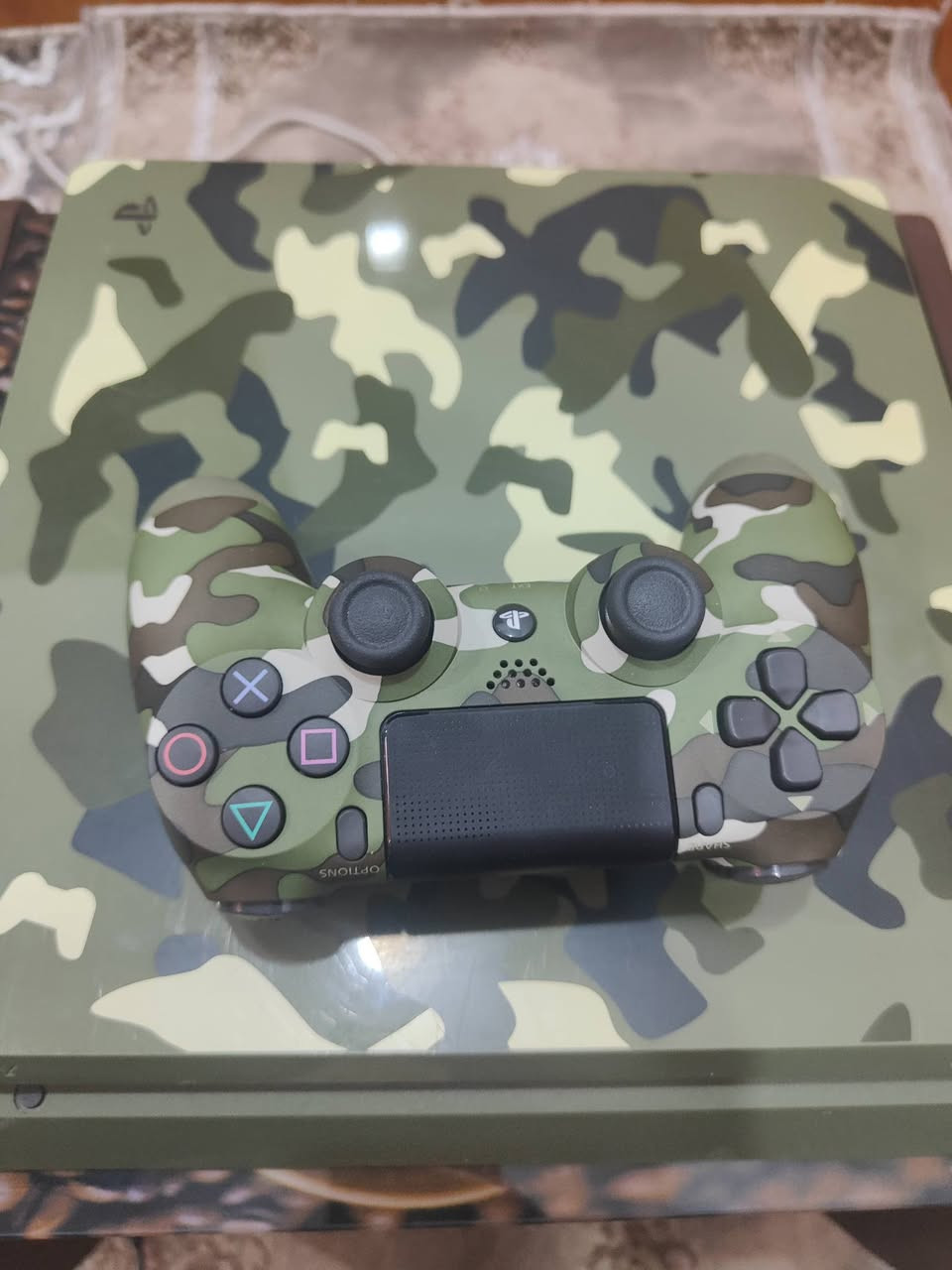 پلەی ستەیشن چوار سلم یەک تێرابایت (عەسکەری)
ئەوروپی نەکراوە و زۆر جوان و پاکە

بليستايشن 4 سلم 1 تيرابايت عسكري (كاموفلاج)
اوروبي وحيل نظيف و يشتغل توب


**إذا كنت صاحب هذا الإعلان وتريد حذفه لأي سبب، رجاءا أرسل رسالة إلى الدعم الفني**