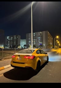 للبيع كيا فورتي موديل 2016 مبدّل فقط جاملغ أمامي جهة السكن الباقي ليبل...