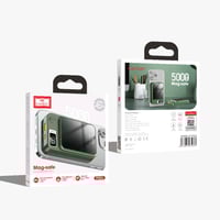 أعرض للبيع باور بانك بحجم 5000mAh مع ميزة الشحن اللاسلكي باستخدام تقني...