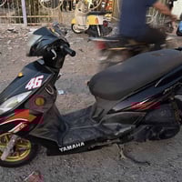 دراجة ثعلب جيتي آر  لبيع بلاديه  مكينة مكفولة موديل ٢٠١٤ رقم 077144190...