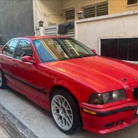 بي ام دبيلو e36 موديل 93  مكينة 28 دبل فانوس سلايد روف  جام كهرباء كير...