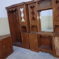 طقم قنفات ١٠ قطع • طبلات • ميز تواليت