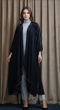 عباية اماراتي • حرير • مقاسات ٣٨-٤٤