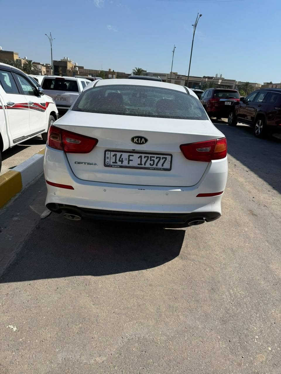 كيا اوبتيما 2014 خليجي رقم بصره دولي تحويل مباشر فول بصمه محرك 2400 مكانه ناصريه مركز سعر 146 للأستفسار ***********
