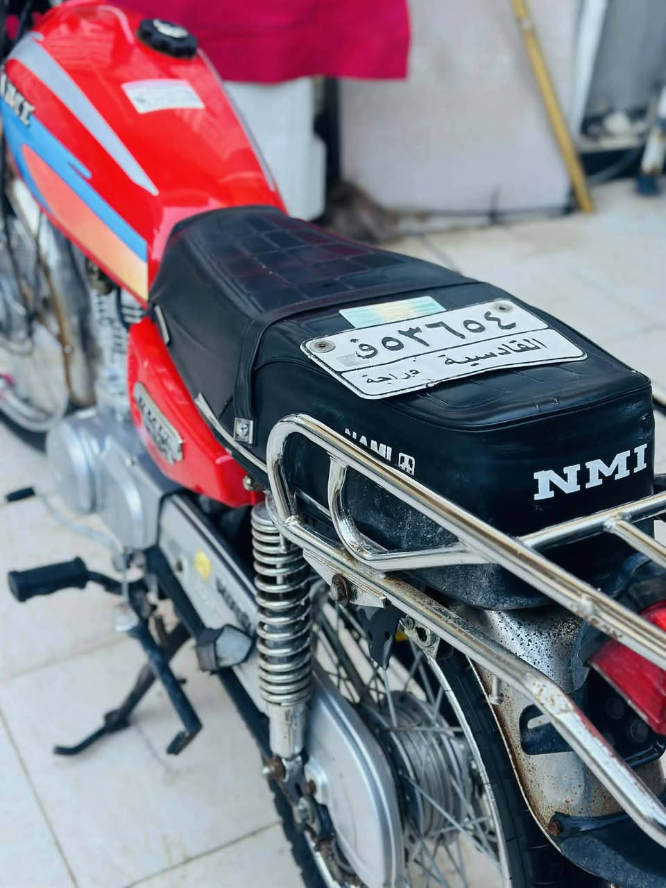 دراجة نامه للبيع
دراجة موديل 21  و مكينة شلامجه موديل 25 
دراجة (((( سنوية و رقم)))) ثاني يوم ادورلك 
دراجة كاملة ما ناقصه أي شيء من الالف للياء 
و تكدر تفحص عند اكبر مصلح 
السعر مليون و 150 ألف و بي مجال 
التواصل خاص او على رقم ***********
