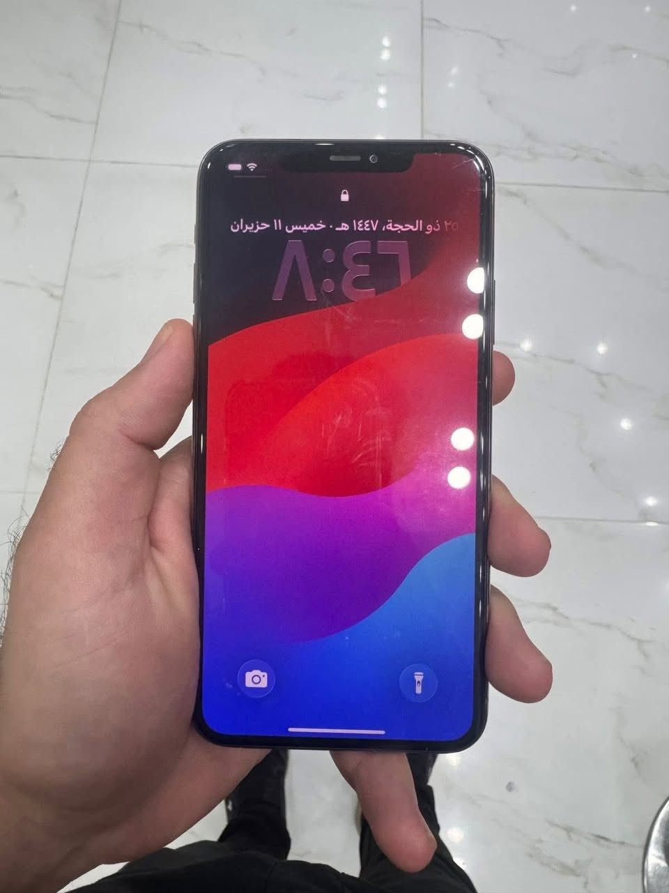 •  iPhone 11 Pro Max
•  السعة: 256GB
•  اللون: Gold (ذهبي)
•  رقم الموديل: A2218
•البطاريه ٧٤
•الجهاز ما مفتوح على وضع الشركه 
• كارتونته موجوده ويا كفرات 
السعر ٢٨٠ الف


**إذا كنت صاحب هذا الإعلان وتريد حذفه لأي سبب، رجاءا أرسل رسالة إلى الدعم الفني**