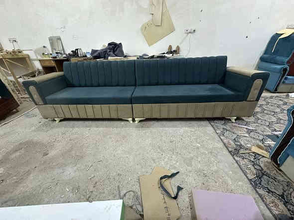 ‎🌹 السلام عليكم🌹
‎    
‎موصفات الهيكل 
الخشب جاو روسي  مناصف والبلوك  السود
‎السفنج مميز ضغط عالي  القماش  كتان  تركي قديفه او وتر بروف حسب  الموديل
‎

رقم المعمل***********
