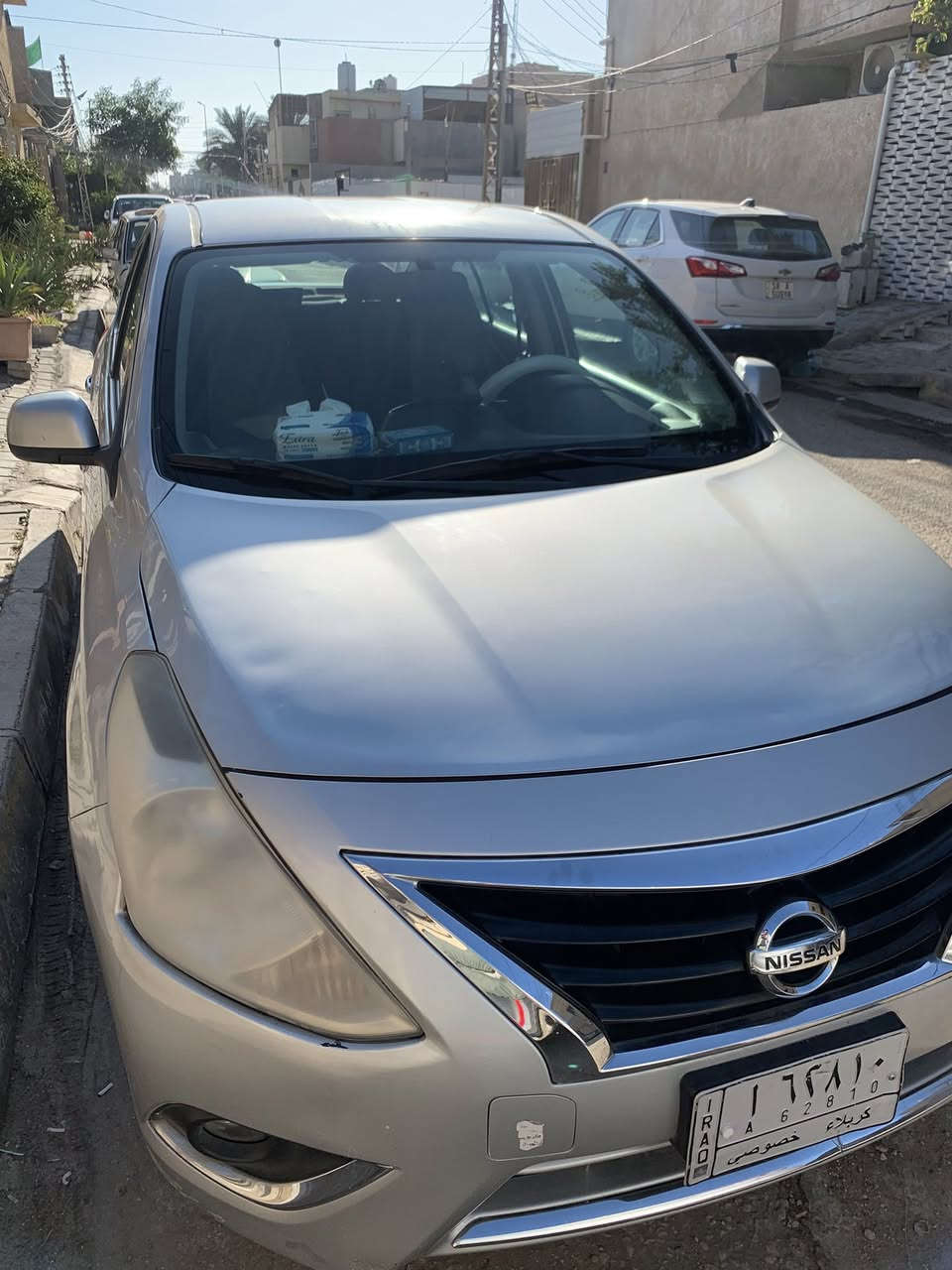 مرواس فقط 
نيسان فيرسا ١٨ 
السياره نضيفه وماشيه٨٤ شاشه كامره مانع انزلاق مثبت  سرعه شعدك مرواس دزلي  رقم كربلاء  والسياره احلى من الصور وفول نضيفه 
الحادث جاملغ وشويه من البنيد صوره موجوده بمريكا
بيع او مرواس عادي 
ع الرقم واتساب موجود اتصل وبخدمتك
***********
