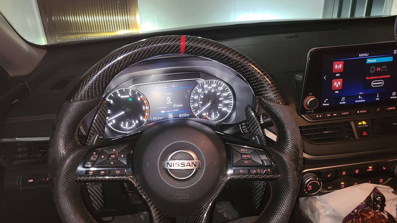 نيسان التيما ٢٠٢٠sr محرك توربو ماشي٩٨ ميل بونيدا بلادي وجاملغ تجاري وشوي دواخله بيه دفتر بنزين بيه وطارات جديد مكان سياره كركوك سعره ١١٨$بيها مجال ***********
