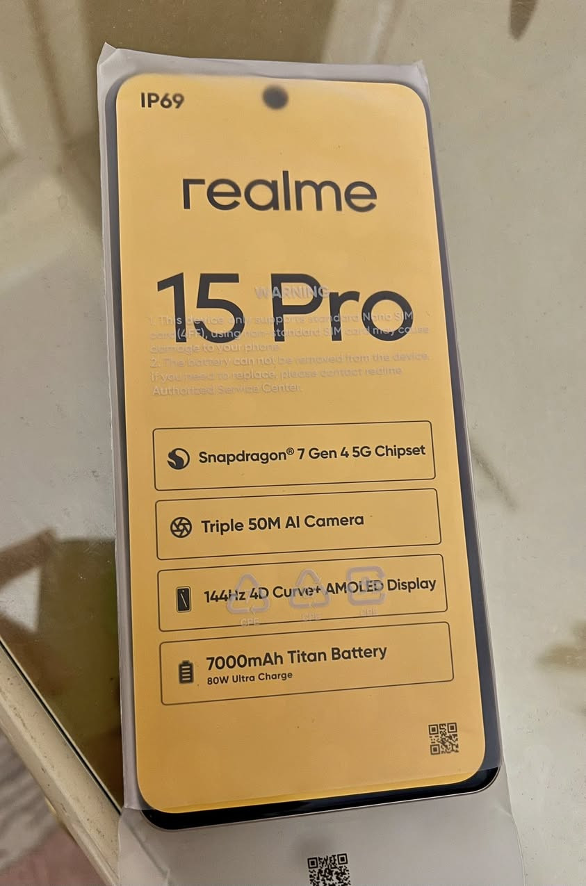 ريلمي 15 برو  256 12 ج رام  للبيع
 لسا جديد زيرو بكل مشتملاته 2كافر وسكرين وشاحن 80 w ومعاه الضمان سنة


**إذا كنت صاحب هذا الإعلان وتريد حذفه لأي سبب، رجاءا أرسل رسالة إلى الدعم الفني**