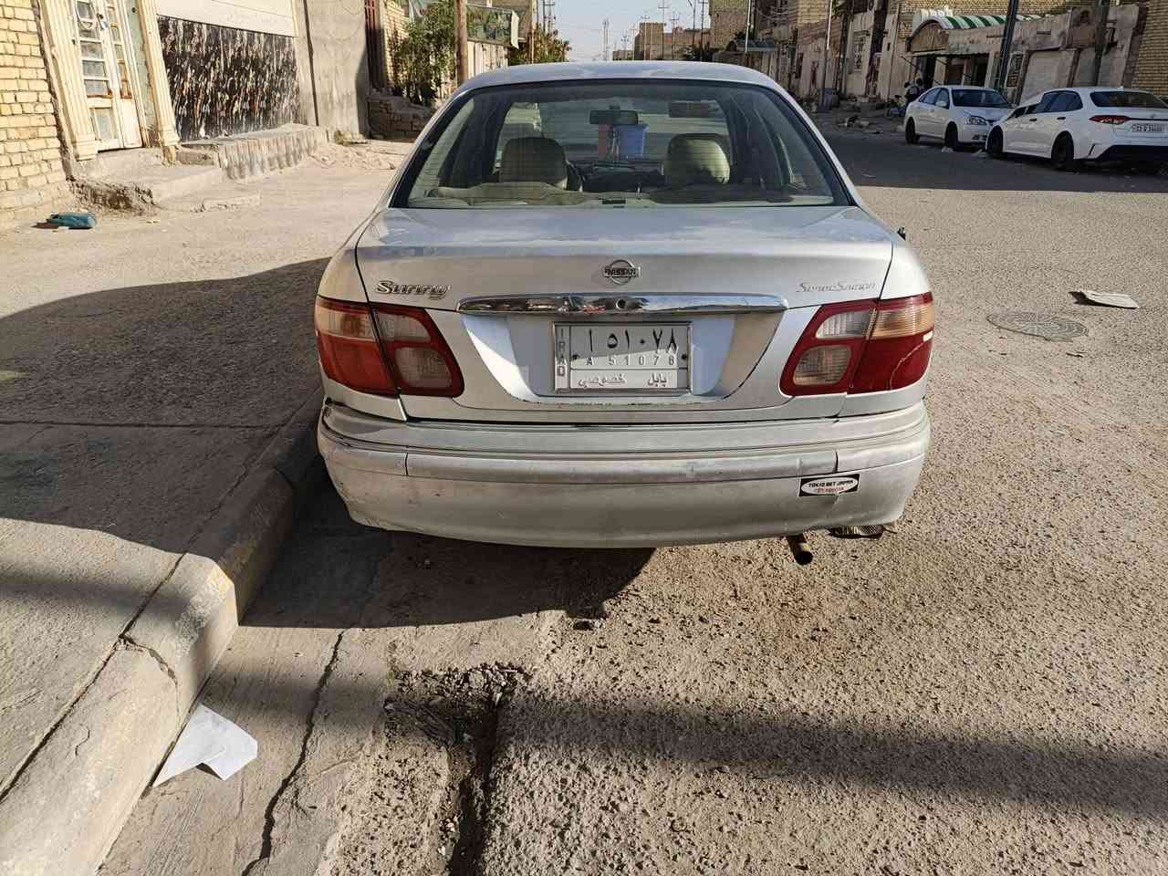 السلام عليكم نيسان صني للبيع السعر 55 وبيه مجال موديل 2000 مكان ناصريه مركز 
***********
