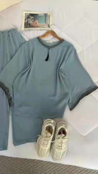 تراك قطعتين • قماش ايروبين • فري سايز ٥٠-٧٥