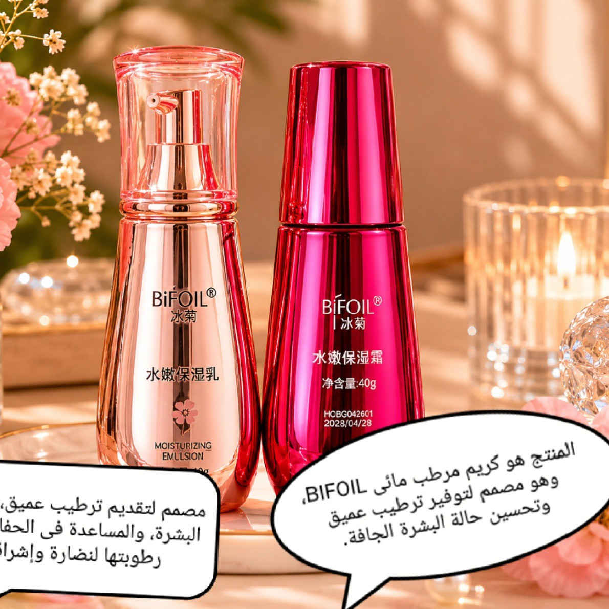 البشرة الصافية يبدأ من العناية الكورية ✨
دللي بشرتج بمنتوجات العناية الكورية الأصلية 🌸
ترطيب، نضارة، وإشراقة من أول استخدام 💖
لأن بشرتج تستاهل اهتمام خاص وجمال طبيعي ✨
متوفر لدينا أفضل منتجات العناية الكورية بأسعار مناسبة 💕

***********
