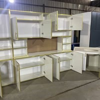 كاونتر MDF • ٢.٥م • سنك مرمر صناعي