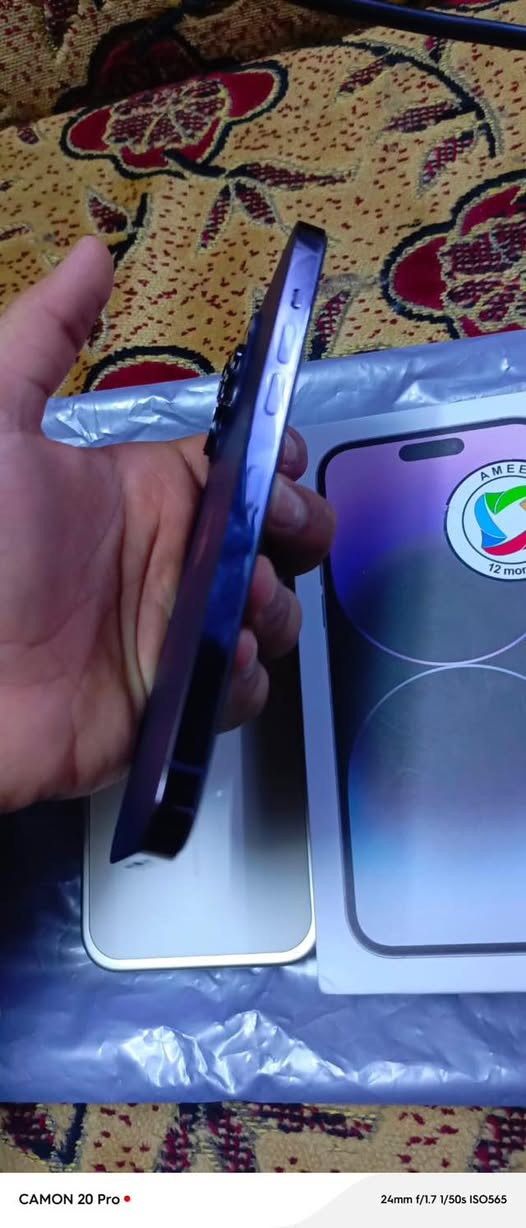 ايفون ١٤بروًماكس ذاكره ٥١٢ فول مواصفات نضيف مكفول من كلشي شرق الاوسط بطاريه٨٩بلاديه تاخذه تفحصه بل حاسبه وعلى ضمانتي سعره ٩٠٠وبي مجال بسيط وكل ملحقاته وياه المكان الديوانيه قضاء الشاميه شراي اتصال على الرقم ***********
