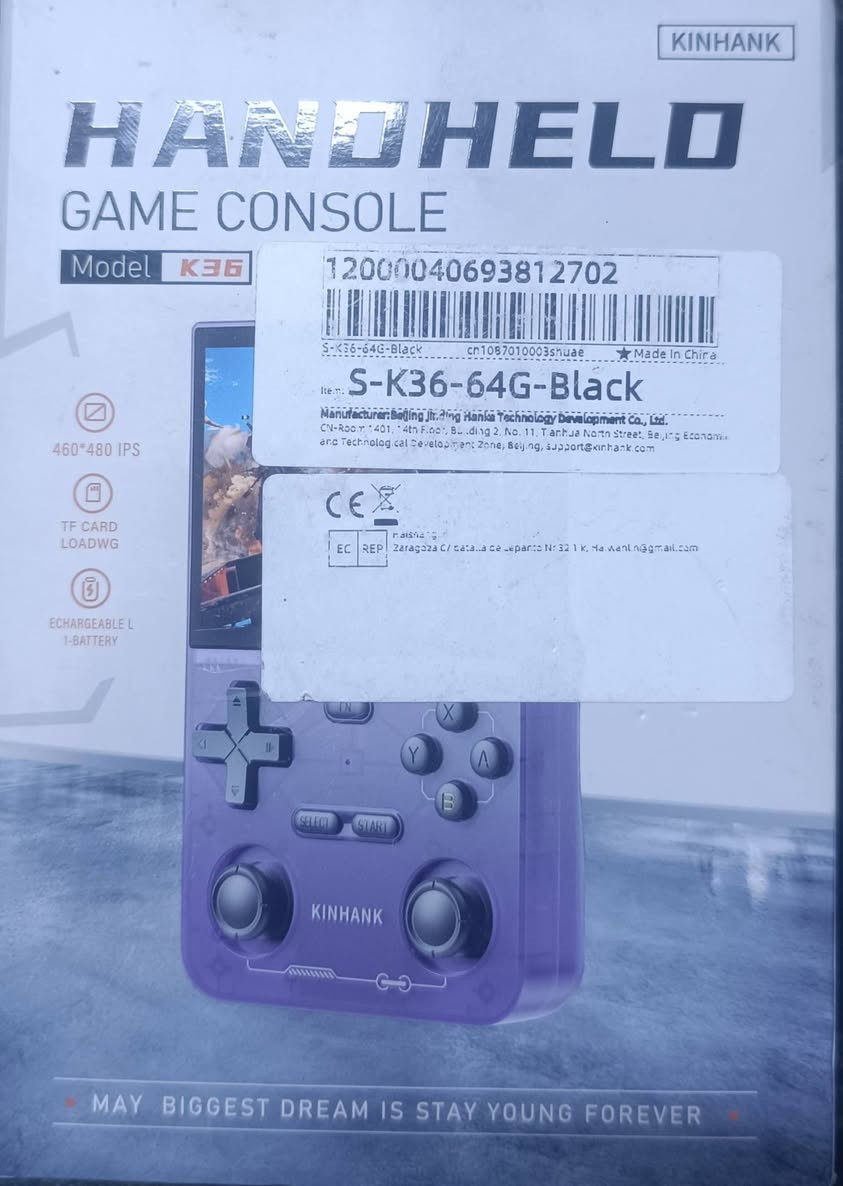 من رخصه الادمن سلام عليكم جهاز الالعاب K36 جديد يشغل هوايه محاكيات psp/ps1/نتيندو/سيكا هوايه محاكيات بعد سعره 35 المكان شارع 17 قرب مجسر الزيوت خاص موجود او الاتصال ***********
