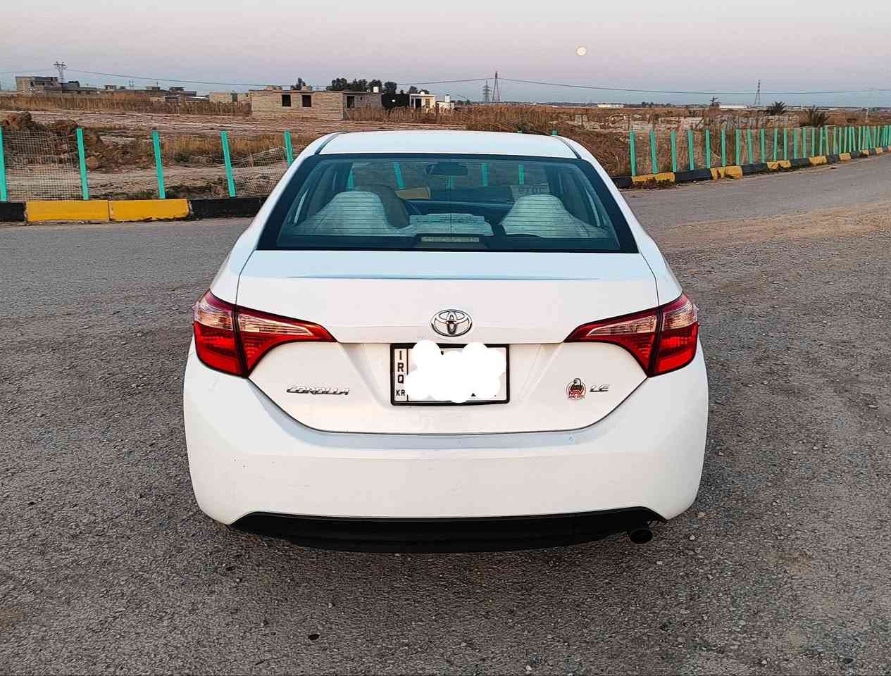 كورولا (2019) رقم سليمانية  لون (ابيض ثلجي) سيارة عل بلاد بدون ارباك ما مفتوح بيهة برغي عدا الشمعات، ماشية (96000)، سيارة جديدة جداً على وضع الشركة، الحادث (تخريب واجهة الدشبول)  فقط ، والسيارة باسمي هزة جديدة، سنوية جديدة الى (2028)، سعر السيارة (163))
عنوان/ديالى-الغالبية
رقم الهاتف/***********
