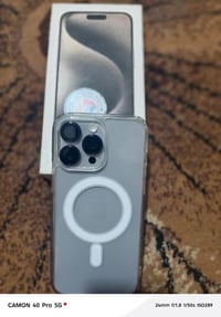 آيفون ١٥ برو ماكس • بطارية ٨٣ • بصمة معطلة