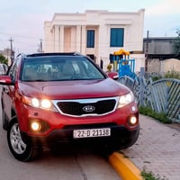 كيا سورنتو 2012 خليجي  7 راكب بصمة بانوراما مقاعد جلد السيارة كاملة (م...