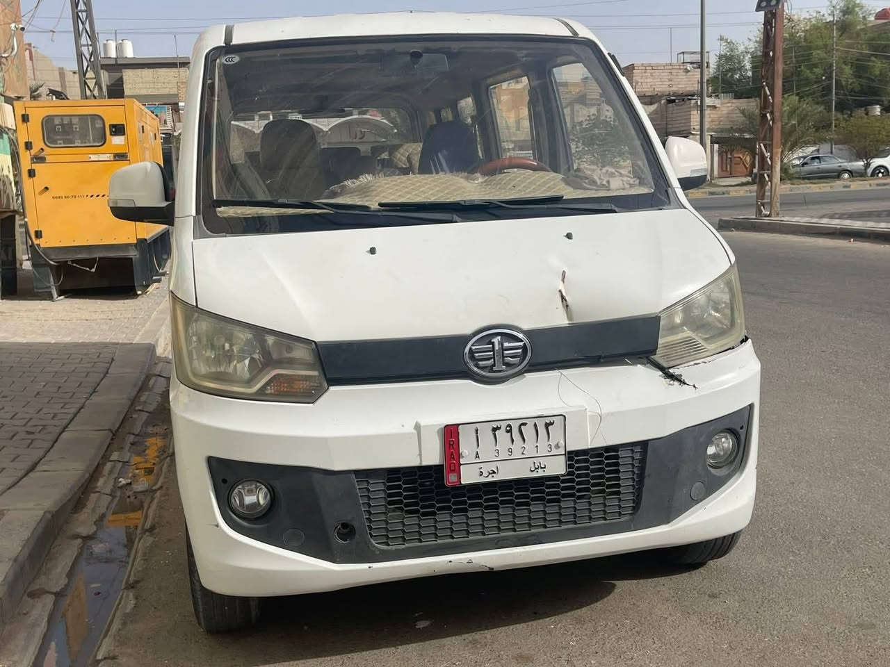 سلام عليكم فاو مديل ١٥ مكفوله كير ومكينه وحداديه وتبريد بيه فقط هاي الضربه الي بل بنيد السعر٥٢ وبيه مجال السياره مداور ثاني يوم المكان نجف الرقم***********
