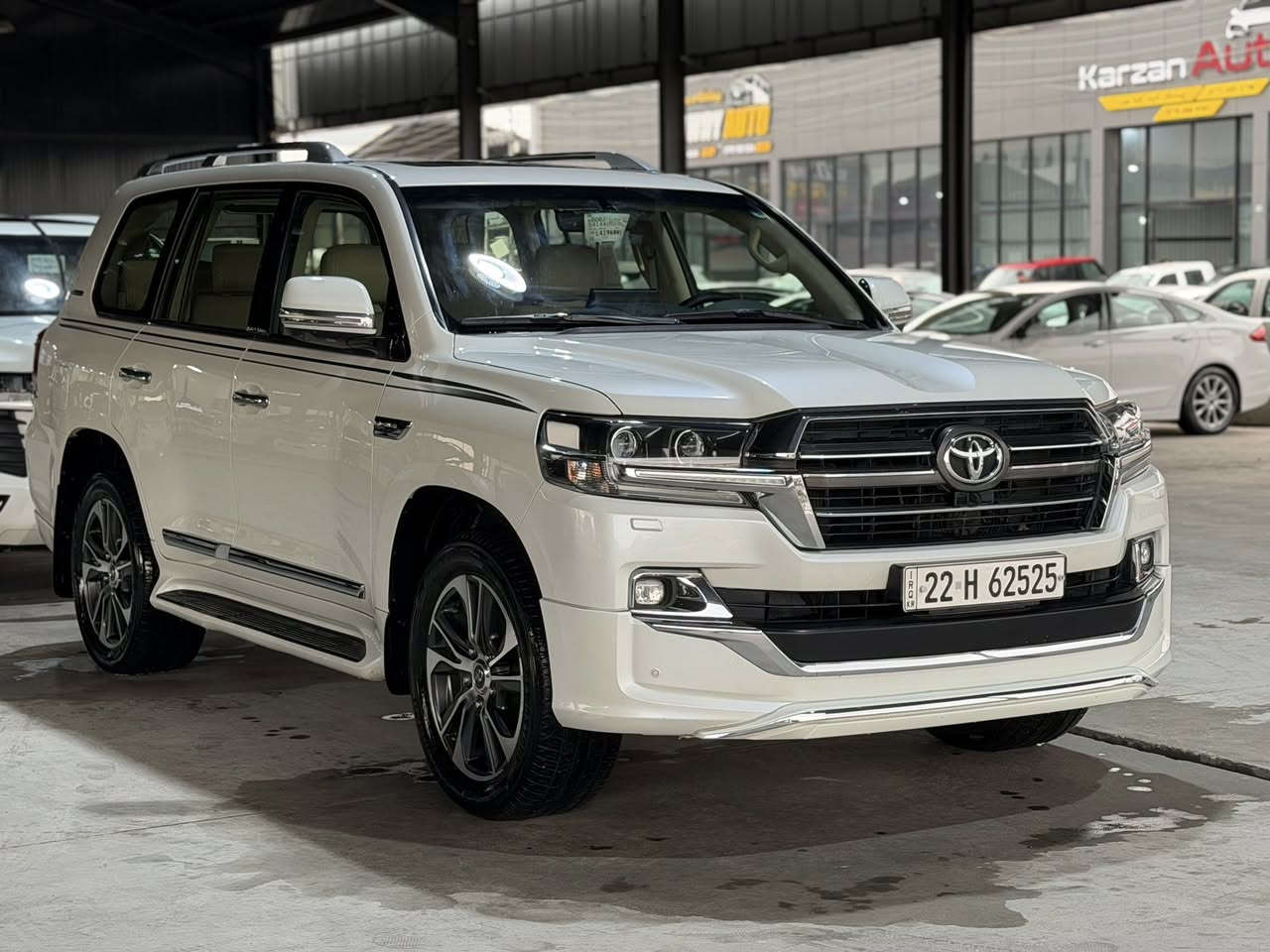 لاند كروزر موديل2020كران تورين وكاله SASدرجه اوله اصل كمرات360درجه عداد لكزس كوشنات كرهبا ثلاث شاشات بيها جكات جديده حيل ماشيه86كيلومتر حقيقي مكفوله كفاله عامه عنوان سليمانيه السعر 527بيها مجال***********
