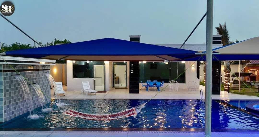 مزرعه بيت الورد🌷

رقم الحجز***********
تم إضافه بلي + بليارد غير ضاهره في التصوير

 إحجز مزرعتك وتمتع بالخصوصية التامَّة 🥰

— بليارد + بلي مضافه وغير ضاهره في الصور

يتوفرُ جميعُ الخدمات التي تخطرُ على بالكم مع أجواءِ الطبيعةِ الخلابةِ الساحره 😎 

مميزاتُ بيت 🌹

1. مساحة المنتجع دونم

2.التيار الكهربائي على مدار 24 ساعةٍ كاملة دون إنقطاع ويتوفرُ فيه مولدة كهربائية تعملُ بنظام التشغيل الأوتوماتيكي ☺️

3.مسبح خاص للأطفال 👧 👦 

4.مسبح خاص للكبار حجم 12 في 6 متر  

5.يحتوي منتجعنا على ألعابٍ للكبار (( منضدة 🏓 + فيشه ))

6.صالة كبيرة مؤثثة ومكيفة +2 غرفة نومة ومكيفة + مطبخ على الطراز الإيطالي مؤثث بشكلٍ كامل 😍

7.جلساتٌ خارجية من الطراز الفاخر جدا

8.مكانٌ مخصص للشواء مجهز بجميع الإحتياجات الخاصة لذلك 😍

9.مجموعة صحيات داخلية وخارجية متكاملة

10.تتوفر سماعة داخلية دي جي 🎵

11.علماً يتم تعقيم المكان بشكلٍ كامل بعد كل إستخدام 😷 

إحجز ☀️ إسبح 🏊 إشوي 🐟 وإقض أحلى وأمتع الأوقات مع عائلتك في أجواءٍ صيفية جميلة 

#العنوان_صلاح_الدين_قضاء_بلد.. 

للحجز والإستفسار 

الاتصال على الرقم  ***********
او مراسلتنا علا الواتساب فقط
