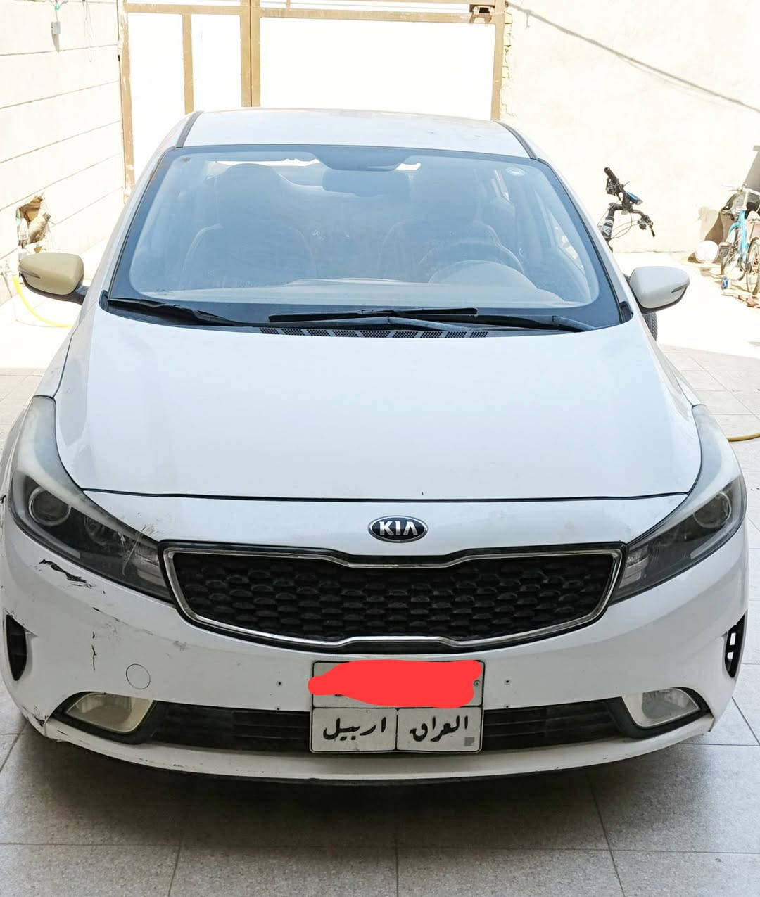 ‏بسم الله الرحمن الرحيم
‏اللهم صل على محمد وال محمد
‏
‏🟥 للبيع فقط  سيراتو 2017 رقم اربيل
‏🟥محرك وگير مكفول ونظيف 1600
‏🟥 بدون صبغ اوضربة قوية بارد فقط ( موضح بالصور) 
‏🟥عداد المسافة 168
‏المكان ديوانية 
‏اتصال فقط. (***********)
‏السعر المطلوب 132 قابل للتفاوض
‏
‏🟥  ملاحظة السنوية منتهية والسيارة باسم شركة تحويل او وكالة
