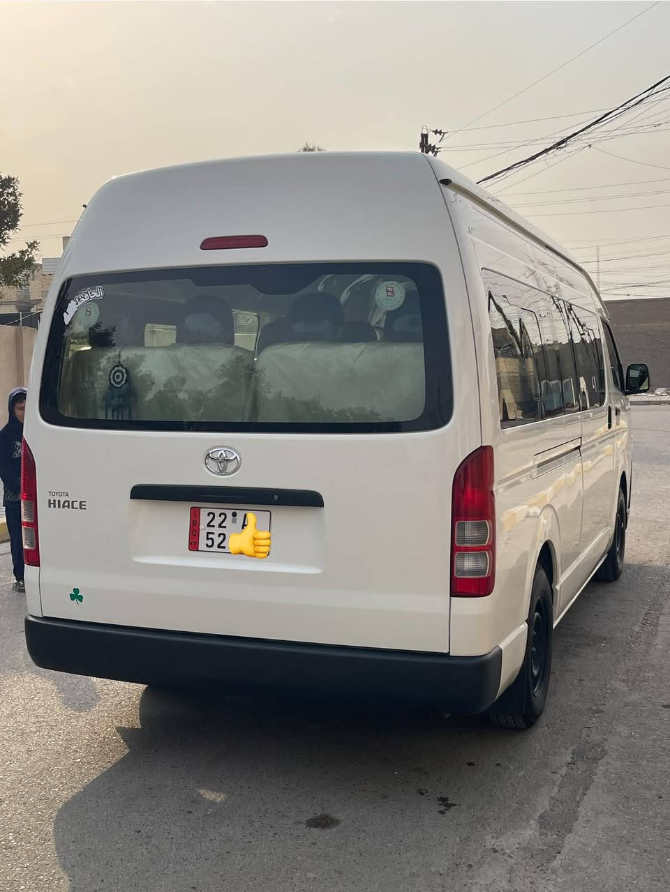 سلام عليكم تويوتا هايس 2025 بانزين كفاله عامه وجاهزه مدوشمه عام ماشيه 20 الف حقيقي سنويه بسمي تحويل مباشر الاستفسار ع *********** مكاني بغداد
