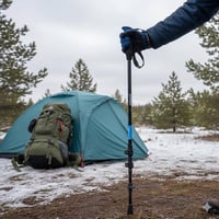 👩🏼‍🦯عصا لتسلق الجبال👩🏼‍🦯 🔺، خفيفة وقوية بنفس الوقت، مصممة حتى تعطيك ثب...