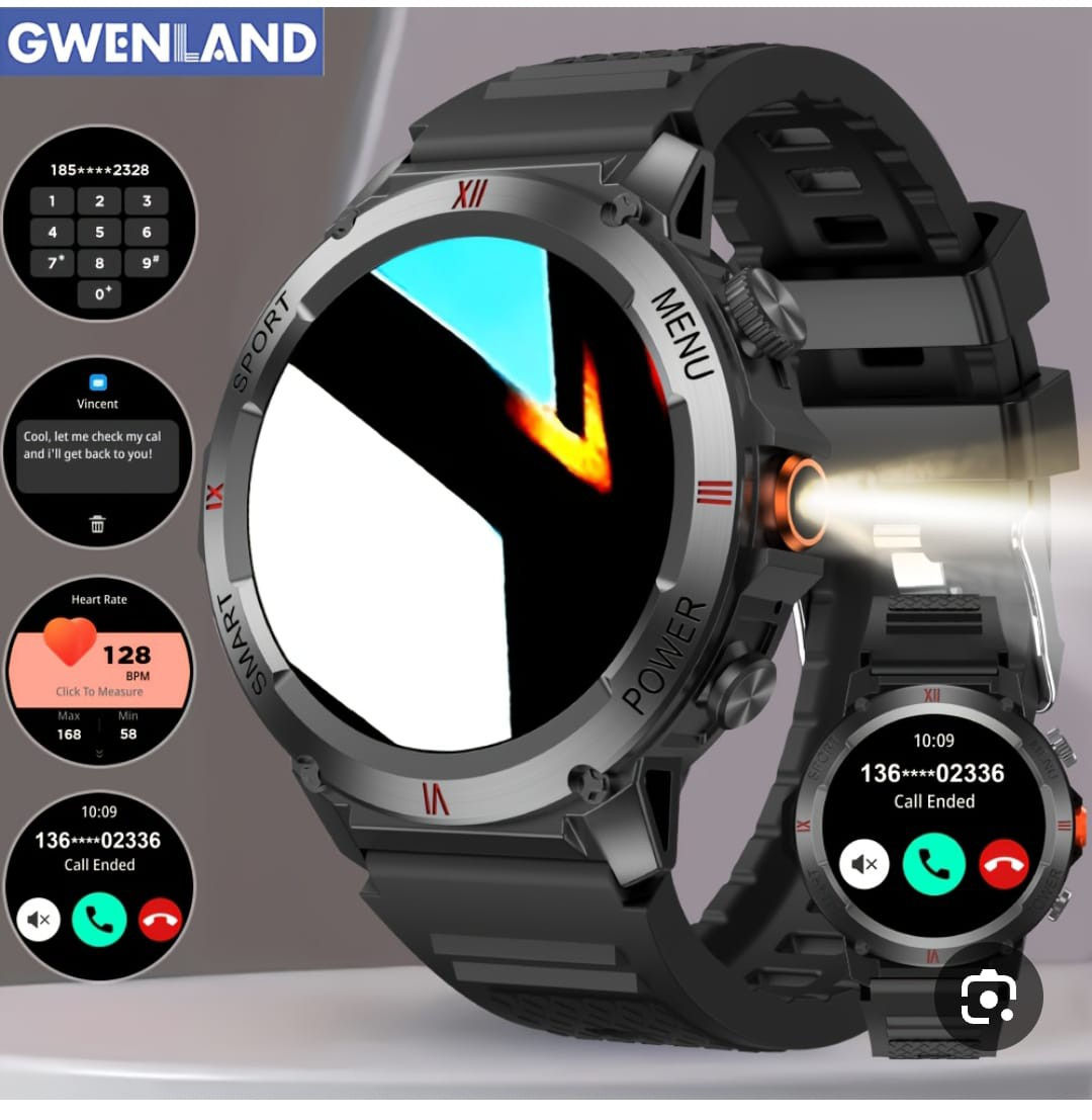 ساعة ذكية مقاومة للغبار والماء
المعايير العسكرية:
إشعارات المكالمات والرسائل عبر البلوتوث ومساعد صوتي:  
 سجل المكالمات لغه عربيه 

بطارية تدوم طويلاً  
   ضبط صورك المفضلة على شاشه 
١٠٠ وضع تمرين مختلفه
 متوافقة مع نظام تحديد المواقع العالمي 
 قِس خطواتك والسعرات الحرارية المحروقه مزودة بنظام تحديد المواقع العالمي  
تحكم بالموسيقى

 تحكم بالكاميرا
  توقعات الطقس 
و وساعة الإيقاف
، والمنبه، والبحث عن الهاتف الذكي


**إذا كنت صاحب هذا الإعلان وتريد حذفه لأي سبب، رجاءا أرسل رسالة إلى الدعم الفني**