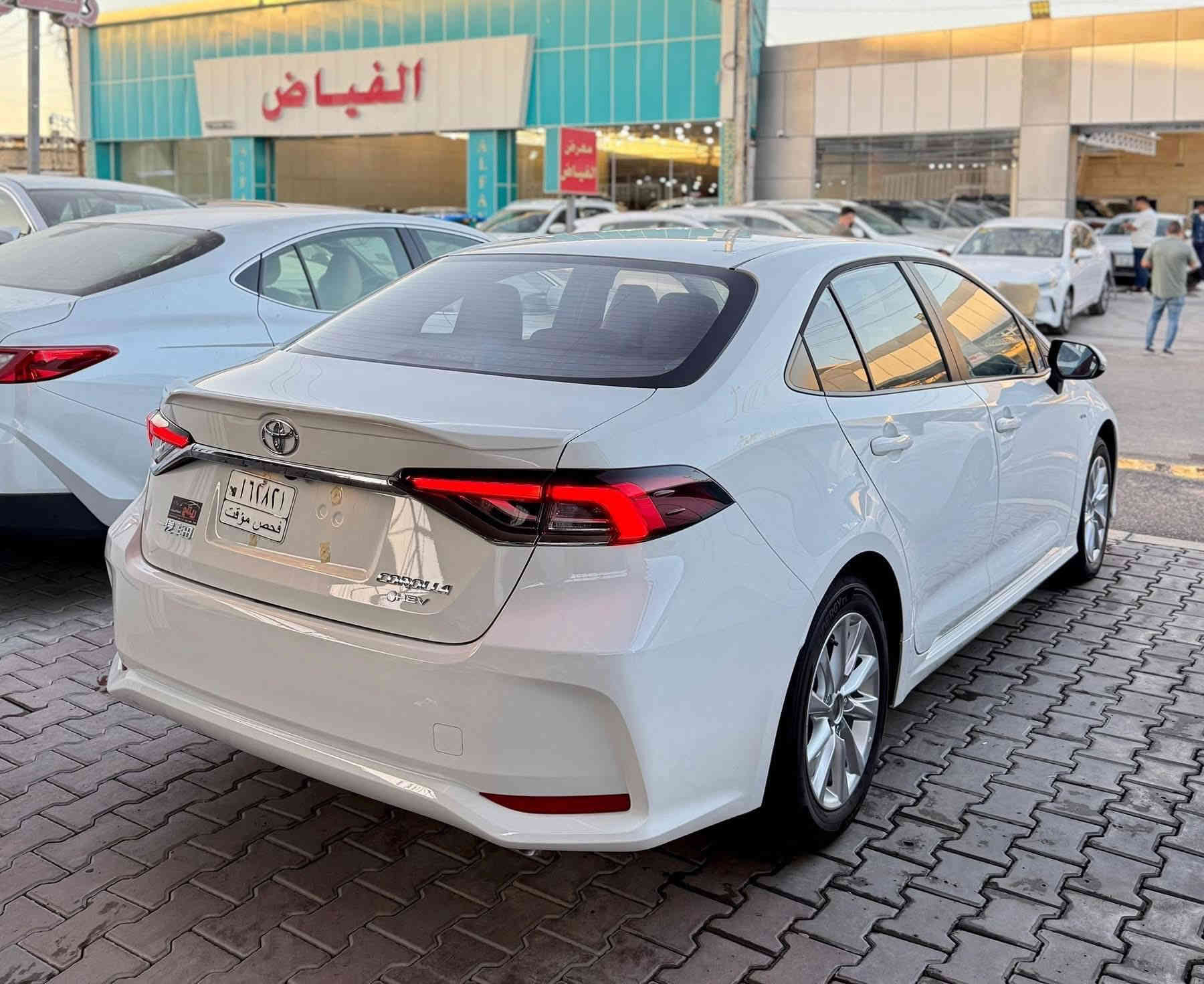 كورلا 2025  HEV زيرو علامه سوده شكل خليجي 
🔥السعر 22 مليون 🔥 
المواصفات 
🛜مكينه 1800 هايبرد شحن ذاتي 
🛜سلايت 
🛜كراسي جلد اصلي 
🛜رادار + تحديد مسار طريق + قيادة ذاتيه 
🛜قرائة علامات الطريق المرورية
🛜بصمة تشغيل + دخول ذكي  يدة الباب
🛜هاندر بريك بصمة + اوتو هولد 
🛜 بطاين بوب حياكه  مطرز 
🛜كيجات ديجتل 
🛜شاشه مسجل +تبريد بيانو + كامره خلفيه دوارة + كار بلي 
🛜تبريد قطعتين 
🛜لايت زينون عالي ناصي + بروجكتر لد زينون 
🛜 حساس اطار + حساس مطر + حساس لايت داينمك  
🛜ايفو مود + مود درايف + مانع انزلاق 
🛜 تحكم  الستيرن كامل مع كروس سرعه
🛜ايرباك عدد 10
🛜ويل كب  حجم 16 

عنوان الشركة📍.. بغداد - معارض البياع - الشارع الرئيسي

     اوقات الدوام جميع ايام الاسبوع 
    من الـ 10 صباحاً الى الـ 9:30 مساءً

   للاستفسار يرجى الاتصال على الرقم التالي

***********
