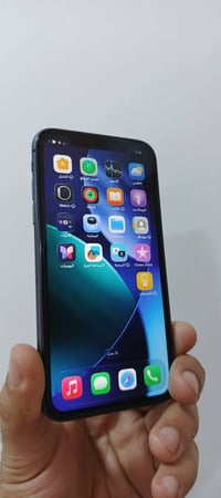 ايفون11 للبيع جهاز كبس وضع شركة ما مفتوح ذاكره 128 بطارية٧٧ جهاز نضيف ...
