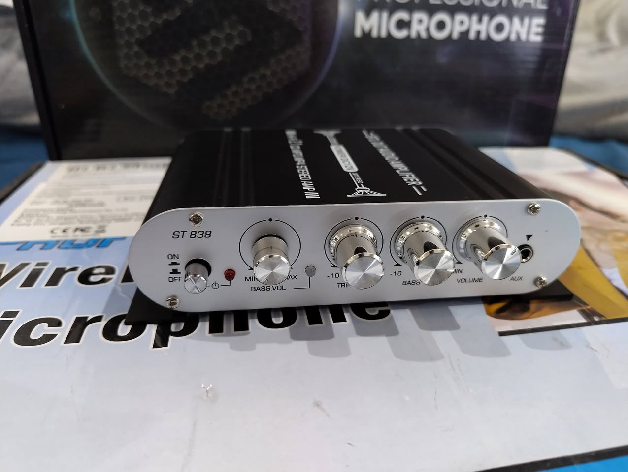 Hi Fi AMPLIFIER 
مكبر صوت 
التفاصيل بالصور 

السعر 25


**إذا كنت صاحب هذا الإعلان وتريد حذفه لأي سبب، رجاءا أرسل رسالة إلى الدعم الفني**