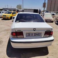 سياره نوع سمند خصوصي لون ابيض  رقم دولي امداور ثاني يوم تبريده شغال كه...