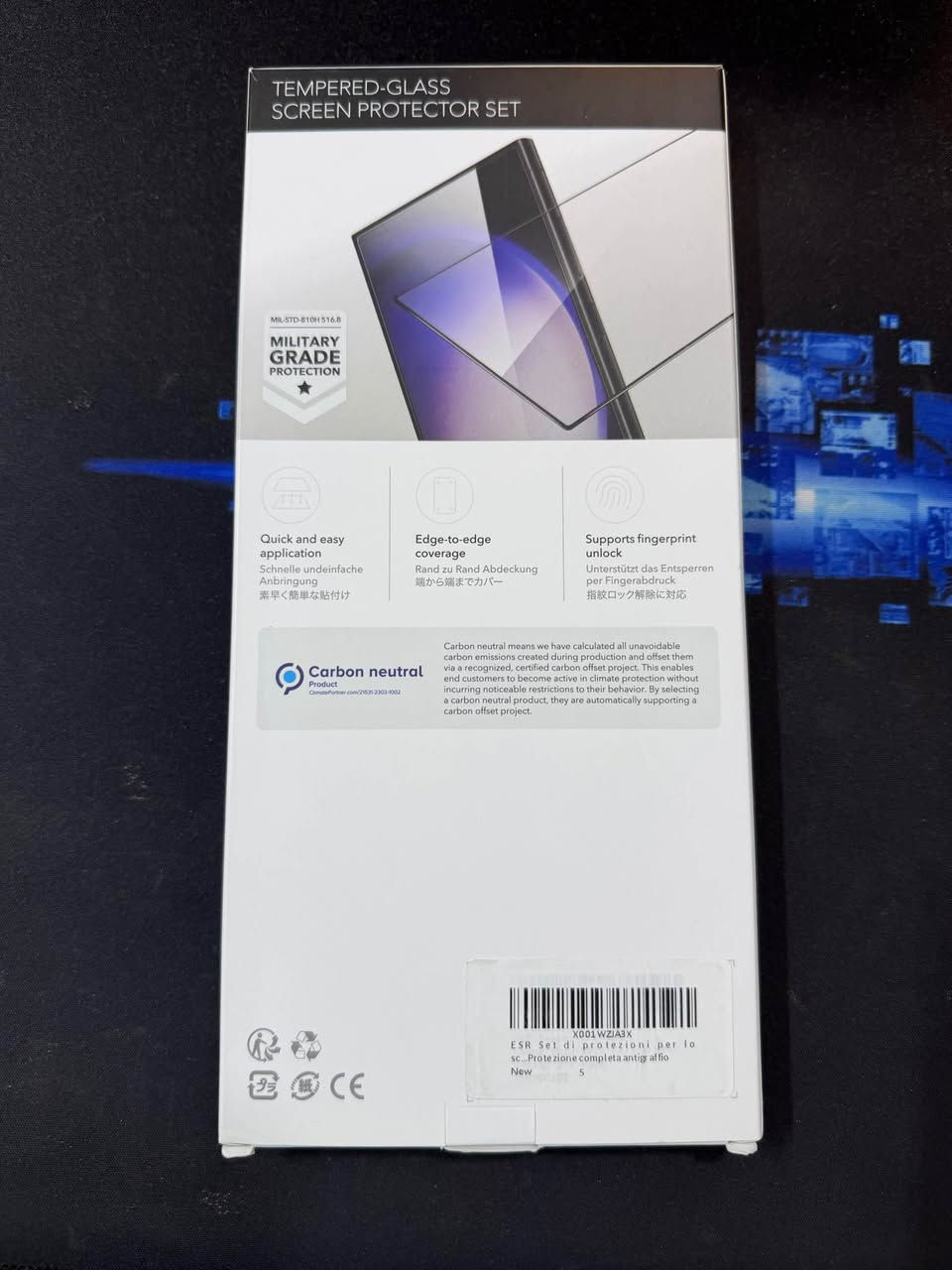 S 24 ultra (4) new screen protectors and (1) camera protector 
•••••••••••
واقيات الشاشة (٤) عدد جديد ، سامسونگ s24 ultra ، و الواقي الكاميرة
•••••••••••
Price : all 10000 dinar (كل ب ١٠٠٠٠ دينار) دهوك, العراق


**إذا كنت صاحب هذا الإعلان وتريد حذفه لأي سبب، رجاءا أرسل رسالة إلى الدعم الفني**