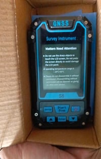 جي بي اس  نوع   S8   بنظام  GNSS  لقياس الاراضي الزراعية  مع  محيطها  ...