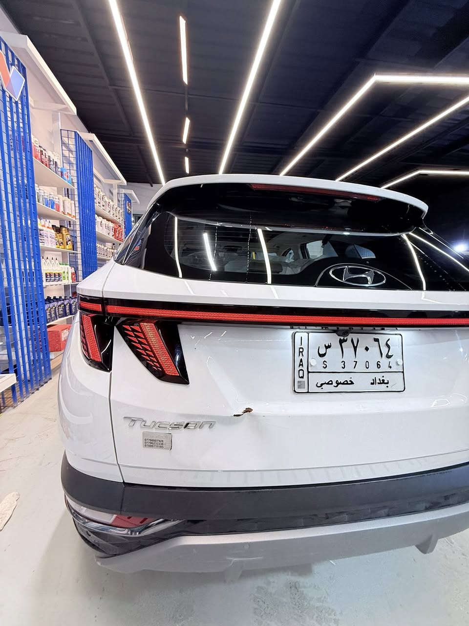 السلام وعليكم
توسان 2024 السياره فول مواصفات بانوراما 
شاشه لمس
سياره مكفوله من الصبغ والضربه عدا بارد بالجنطه على وضعه 
ماشيه 19 
مكاني الاعظميه
***********
