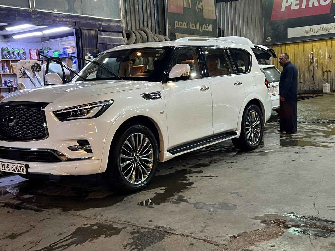 السلام عليكم ورحمة الله وبركاته
نيسان انفنيتي للبيع وكالة خليجيQX80 فول مواصفاتVip موديل2019 مكينة8 سلندر5600 لون ابيض صدفي الدواخل جلد لون مشمشي السيارة غنية عن التعريف فول مواصفات رقم اربيل الدولي ابأسمي تحويل بشرط سيارة جديدة بمعنى الكلمة ماشية73 ألف كيلو متر مكان السيارة بغداد البنوك سعر السيارة33000 الف دولار يعني 3 شدات و 30 ورقة بيها مجال جدا بسيط للشراي والشراي يتصل رقم الهاتف*********** بغداد, العراق

