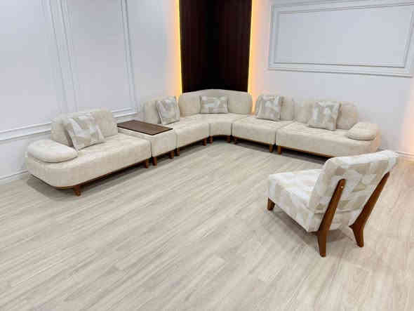 تختم قنفات زاويه 8 مقاعد هيكل خشب زان روسي طبيعي 
قماش وتر بروڤ بيبي فيس 
سفنج ظغط 35 
صناعه فاخره مودرن 
السعر مليون و 850 الف دينار فقط 💵 
متوفر 3 ألوان
النقل مجاني لجميع المحافظات 🚛 
للحجز والاستفسار مراسله الصفحه أو الاتصال على الرقم التالي 0785 875 0780  متوفر واتساب
