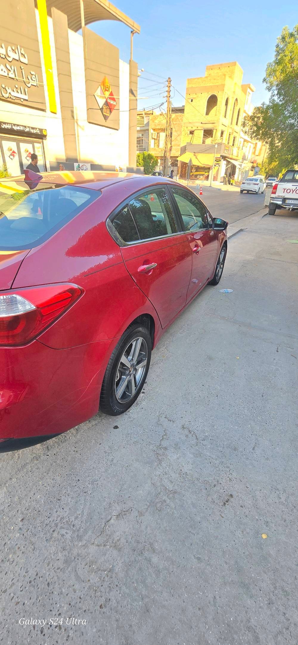 كيا فورتي ٢٠١٤ للبيع المكان بغداد السيدية السونار مرفق بيها بداية جراد صندوق وقمارة الكير والمحرك ممتاز محرك ١٨٠٠سيارة حلوة وجاهزة السعر ٨٧ بيها مجال المكان بغداد السيدية ***********