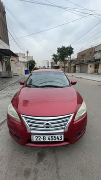 نيسان سنترا خليجي 2015  لون ماروني  محرك 1800 دبل نوزل ياباني اصلي  ال...