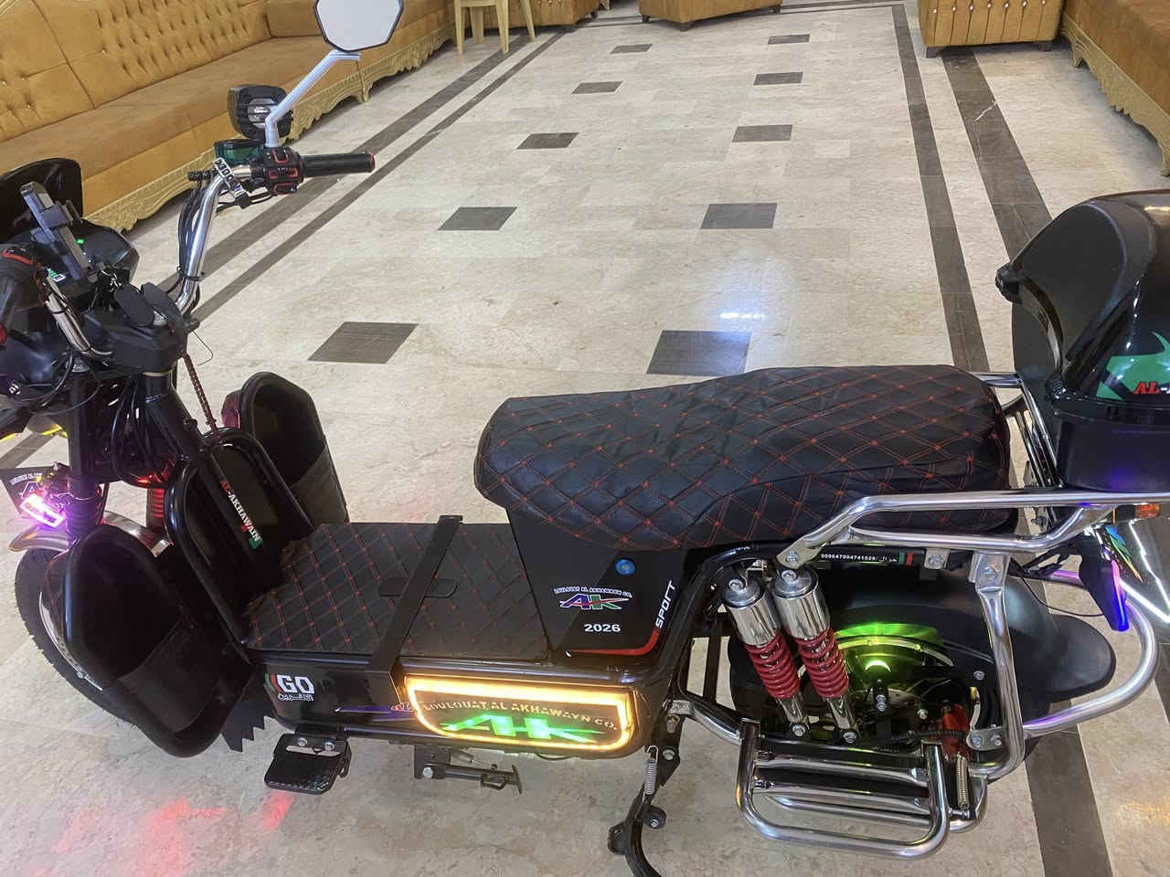 سلام عليكم   يوجد دراجه شحن للبيع
نوع جبلي موديل 2026. الأخوين  

السعر 800 وبي مجال  
رقم الهاتف 
***********
العنوان الفلوجة 
النساف  البعلوان.
