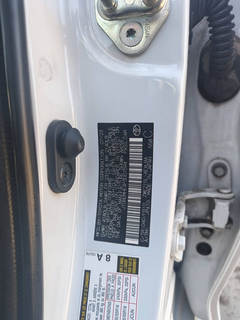 كورلا أمريكي هايبرد حادث بسيط LE  محرك ١٨٠٠ بصمه داخل بيجي ماشيه ٢٦ ألف السعر ١٦٤ ورقه العنوان نواب الضباط هاتف *********** 
ملاحظه صور الحادث ناشرلك رقم الشاصي
