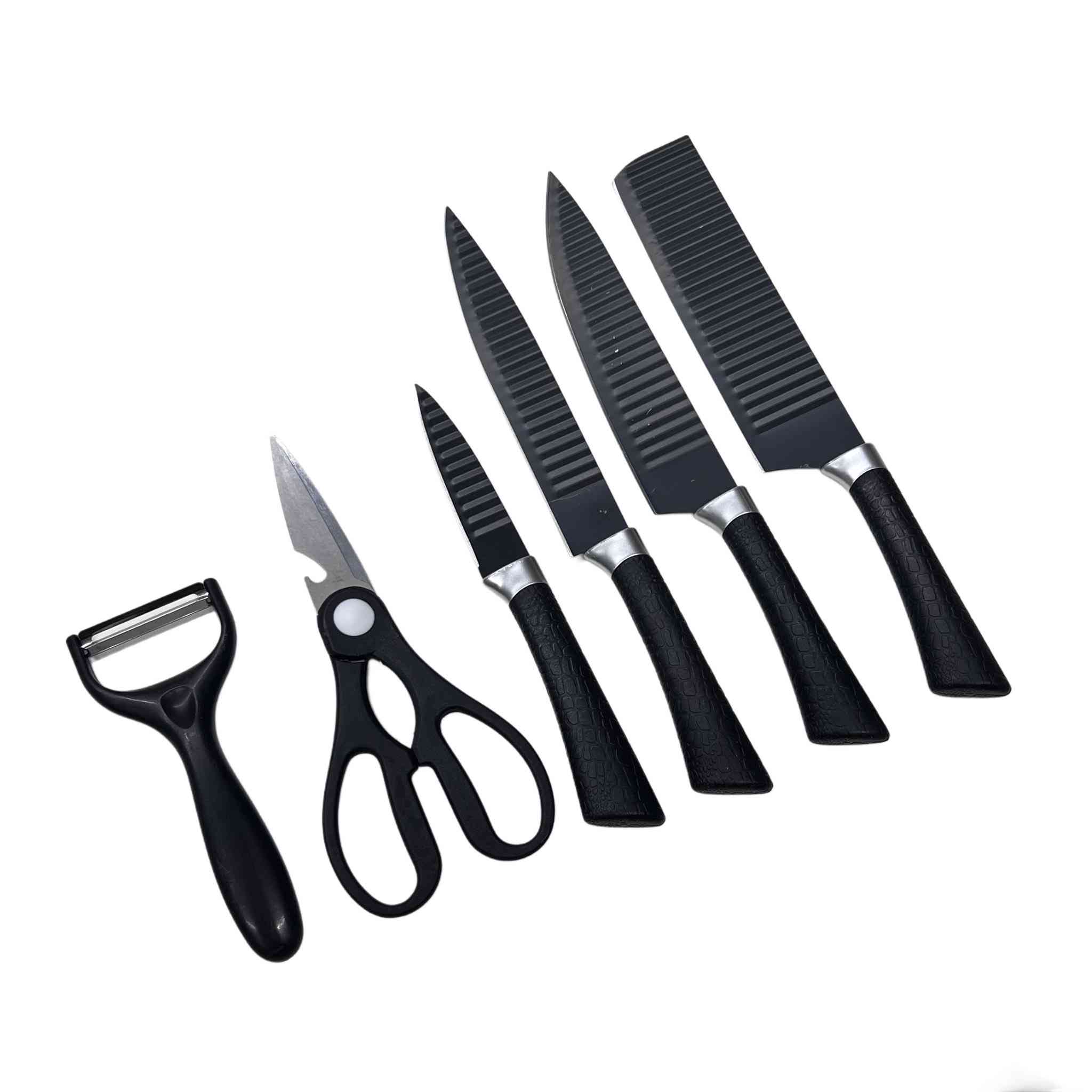 طقم سكاكين مطبخ 6 قطع – استخدام يومي (6 PCS Knife Set)

الموديل: ER-0238A

طقم سكاكين مطبخ عملي مكوّن من 6 قطع، مصمّم للاستخدام اليومي ويغطي احتياجات التقطيع الأساسية في المطبخ.

 • يضم 6 أدوات مطبخ أساسية للاستخدام اليومي
 
• شفرات حادة مخصّصة لمهام مختلفة مثل التقطيع، التشريح، والتقشير
 
• تصميم الشفرات واضح بخطوط مانعة للالتصاق
 
• مقابض مصمّمة للتحكم والثبات أثناء الاستخدام
 
• مناسب لتحضير الخضار، الفواكه، واللحوم
 
 • عدد القطع: 6 قطع

 • سكين شيف
 • سكين تقطيع
 • سكين مفرمة (Cleaver)
 • سكين تقشير
 • مقشرة خضار
 • مقص مطبخ
 • الاستخدام: استخدام يومي

محتويات العلبة
 • 1 × سكين شيف
 • 1 × سكين تقطيع
 • 1 × سكين مفرمة
 • 1 × سكين تقشير
 • 1 × مقشرة خضار
 • 1 × مقص مطبخ
12الف و التوصيل مجاني


**إذا كنت صاحب هذا الإعلان وتريد حذفه لأي سبب، رجاءا أرسل رسالة إلى الدعم الفني**