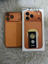 ايفون ١٧ برو ماكس ٢٥٦ • بطارية ١٠٠% • برتقالي