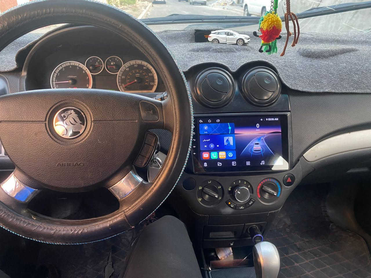 شوفرليت افيو 
موديل 2009 
السيارة جاهزه من جميع النواحي 
باتري جديد 
تخم تايرات 
دسكات +بنزات جديد 
صدر امامي +خلفي جديد 
السيارة مصبوغة عام جمالية 
حادث امريكا دعامية الأمامية فقط 
ماشيه 135 قابل للزيادة 
رقم ديالى مشروع وطني 
الكراسي مغلفه تغليف درجه اولاة 
مكان السيارة بغداد البنوك 
بسمي السيارة 
صارلها 2 سنوات عدنا 
خير من الله 
محرك جديد 
كير جديد 
تبريد فول 
***********
السعر 60 
اللون مميز
