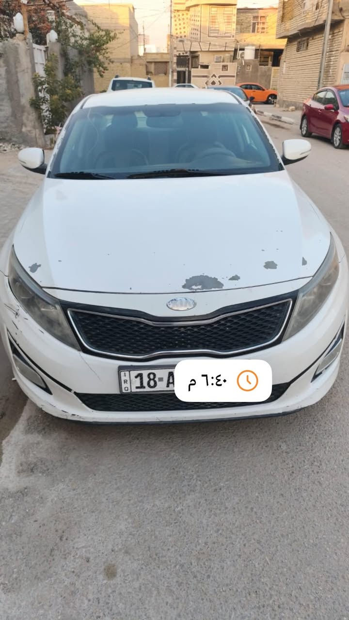 اوبتيما موديل2014 رقم بابل مشروع وطني وارد امريكي بدون حادث  فقط بارد في الجاملغ الايمن.محرك مكفول الگير مكفول تبريد .السياره كما موضحه بالصور.السعر(115$)قابل للتفاوض
مكان السياره كربلاء.***********
