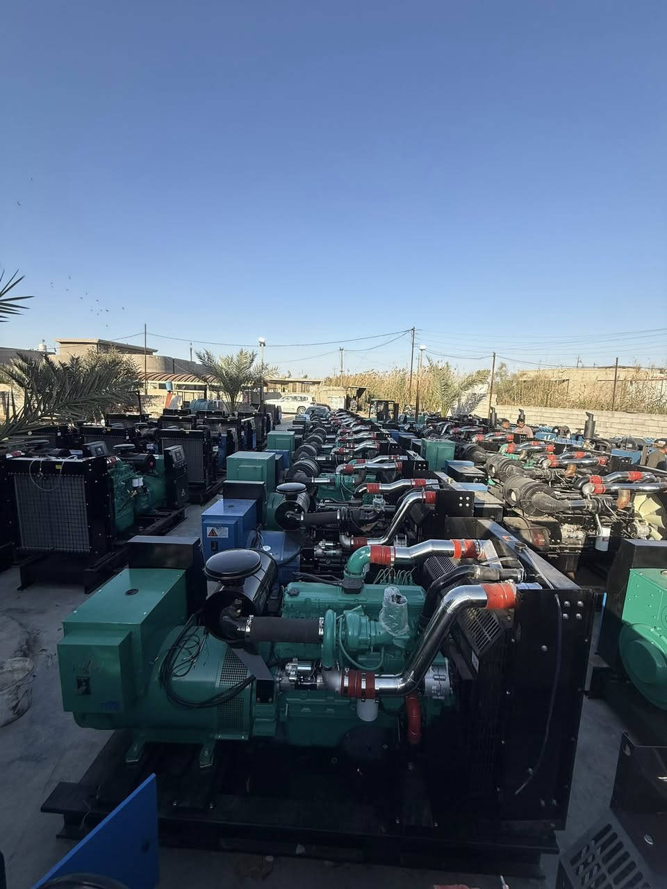 سلام عليكم تم وصول وجبت مولدات كمنزات زيرو ١١٤ ابلادي ٢٤ ولف انتر كلر بم كهربائي ٣٠٠ كيفي ٢٥٠ كيفي ٢٠٠ كيفي ابلادي لأصرف ولا بخار تشغيل جهاز برودكشن اتو نضام حمايه كامل عنوان بغداد رقم الها***********
